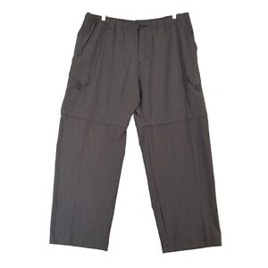 Reel Legends cargo pants shorts combo mens 2xl xxl brown Outdoor fishing Dri-Fit